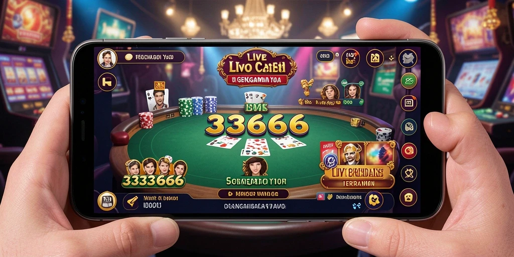 Tampilan gameplay mendebarkan dari 333666 Live Casino.