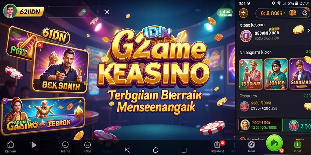 Screenshot utama 62IDN menunjukkan gameplay menarik dari berbagai permainan Kasino.