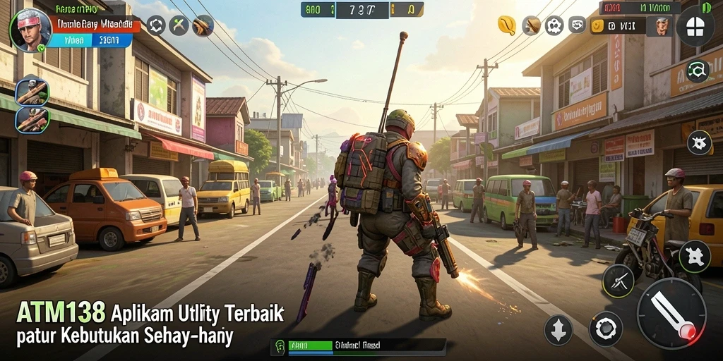 Screenshot utama ATM138 menampilkan antarmuka aplikasi Utility yang intuitif.