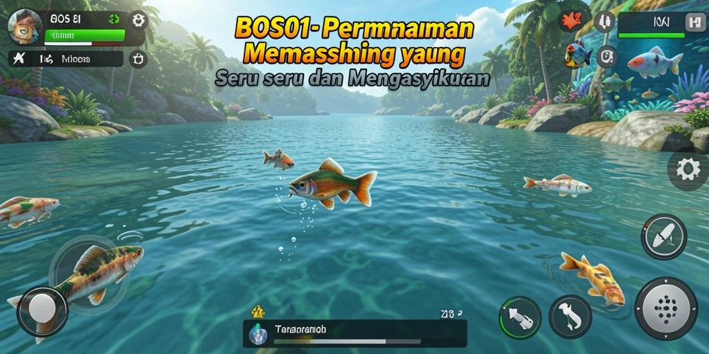Tangkapan ikan yang luar biasa dalam gameplay BOS01.