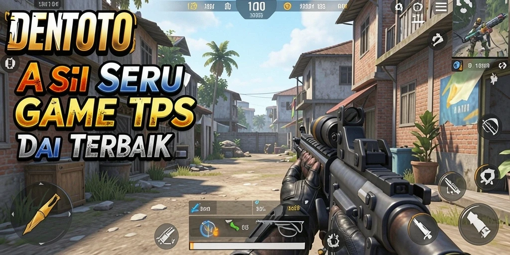 Tampilan gameplay DENTOTO dengan aksi seru di medan perang.