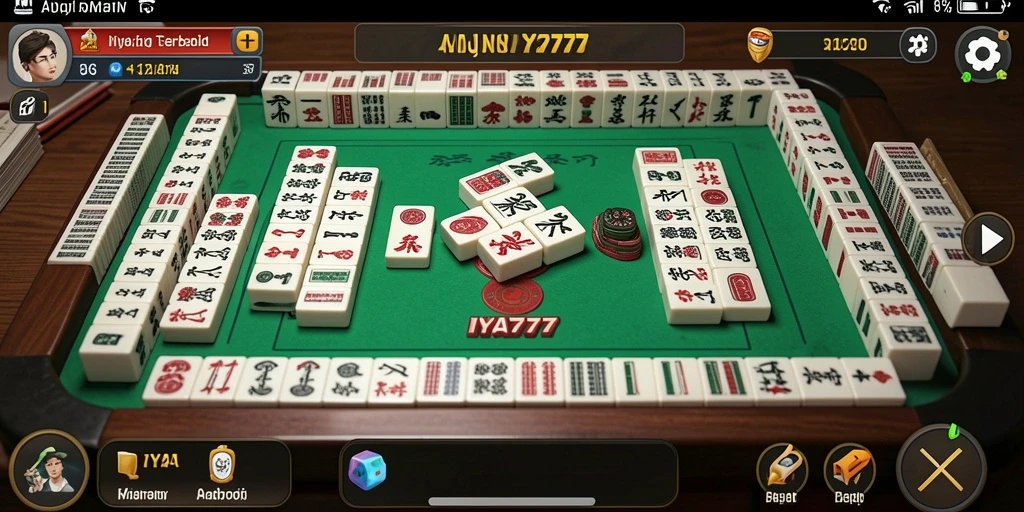 Tampilan gameplay IYA777 yang menarik dan mengasyikkan dari permainan Mahjong.