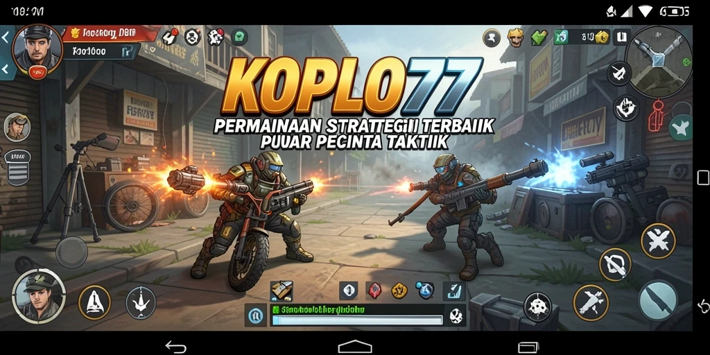 Tangkapan layar KOPLO77 menampilkan aksi strategi yang intens dan seru.