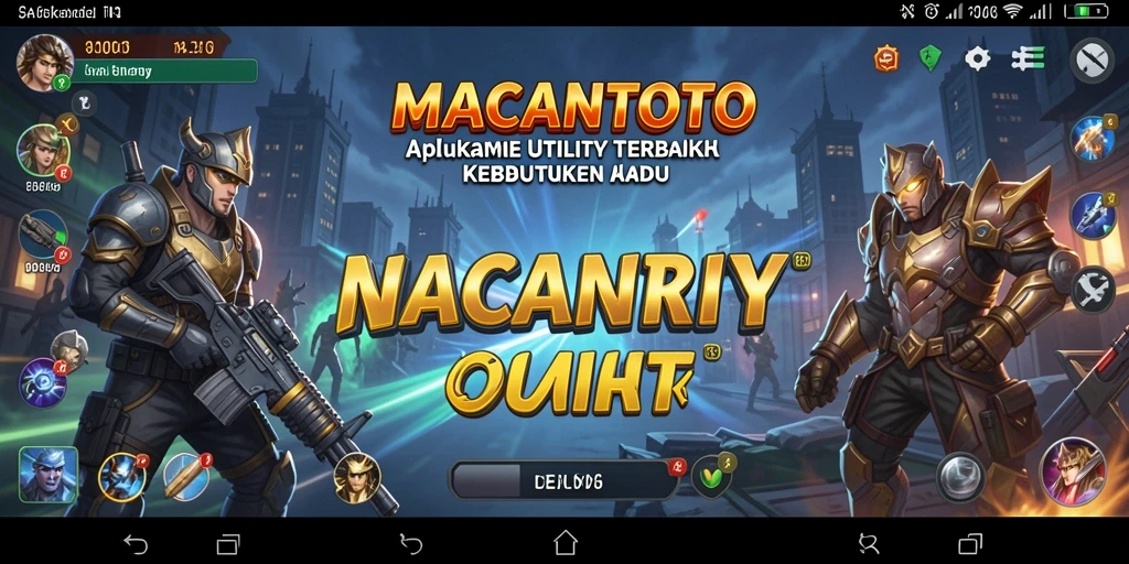 Tampilan antarmuka MACANTOTO yang sederhana dan fungsional.