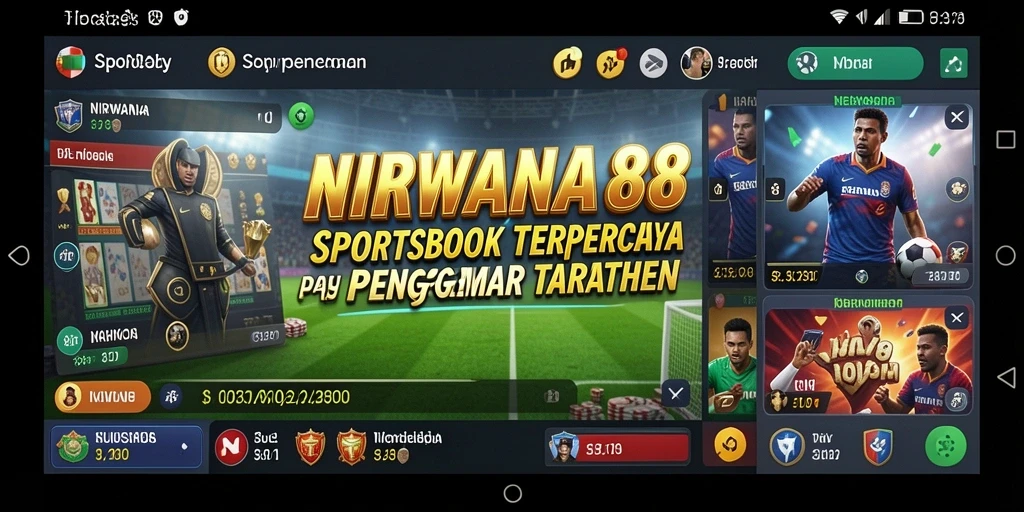 Gameplay NIRWANA88 dengan berbagai jenis taruhan olahraga.