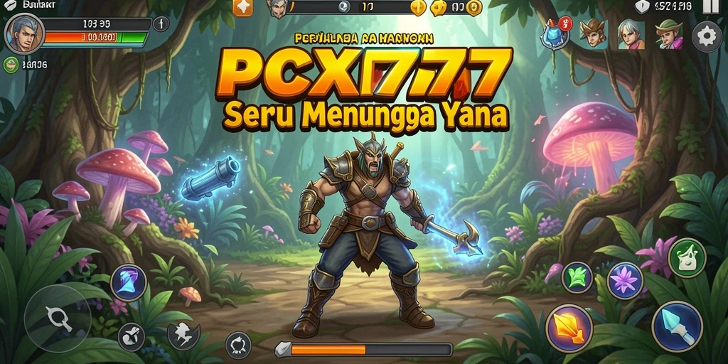 Screenshot utama PCX777 menampilkan aksi gameplay yang menegangkan dan menakjubkan.