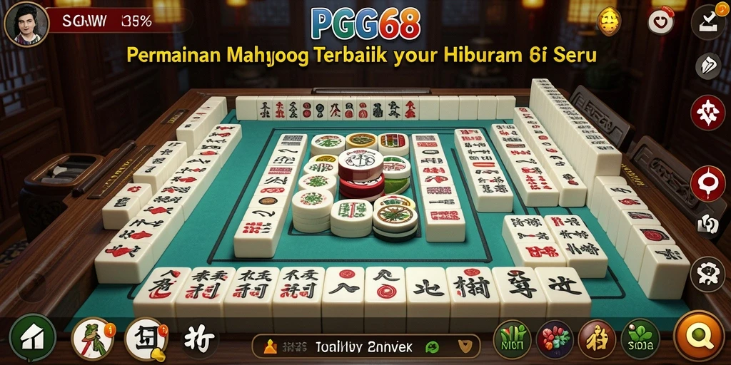 Gameplay seru PGG68 yang menampilkan tantangan Mahjong yang menarik.