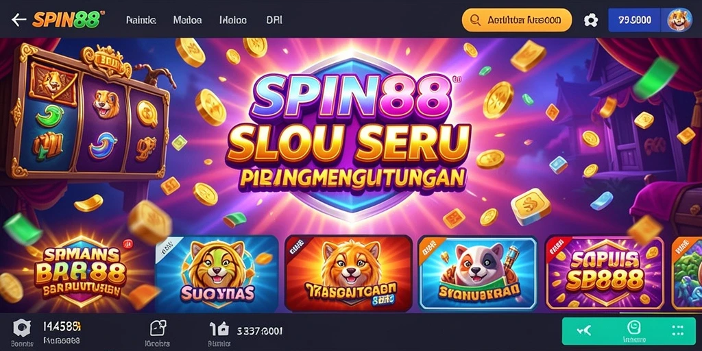 Tangkapan layar SPIN88 menunjukkan pemain yang menikmati gameplay Slot yang mendebarkan.